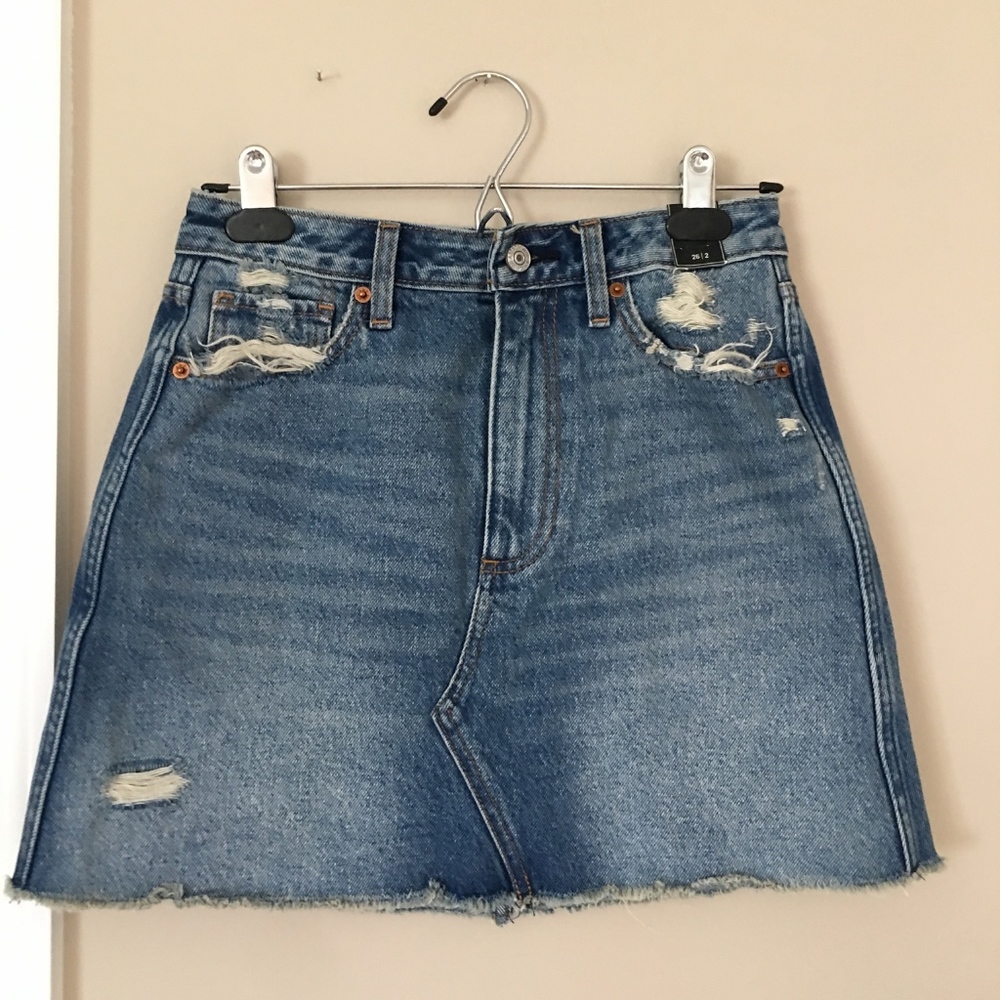 A&F Jean Mini Skirt Size 26